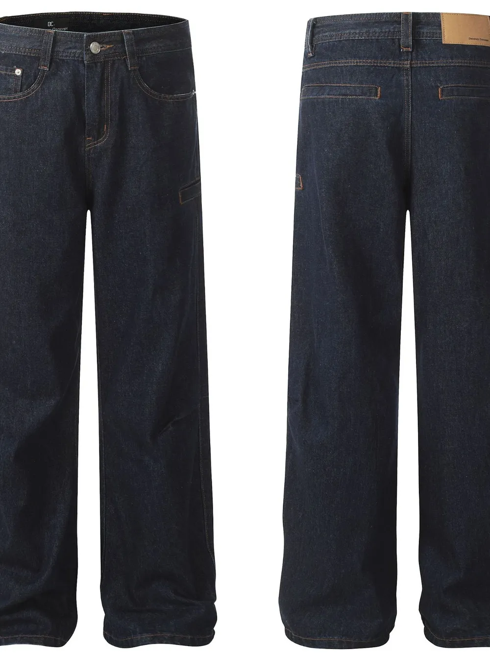 Men's Wide Leg Jeans, image 4