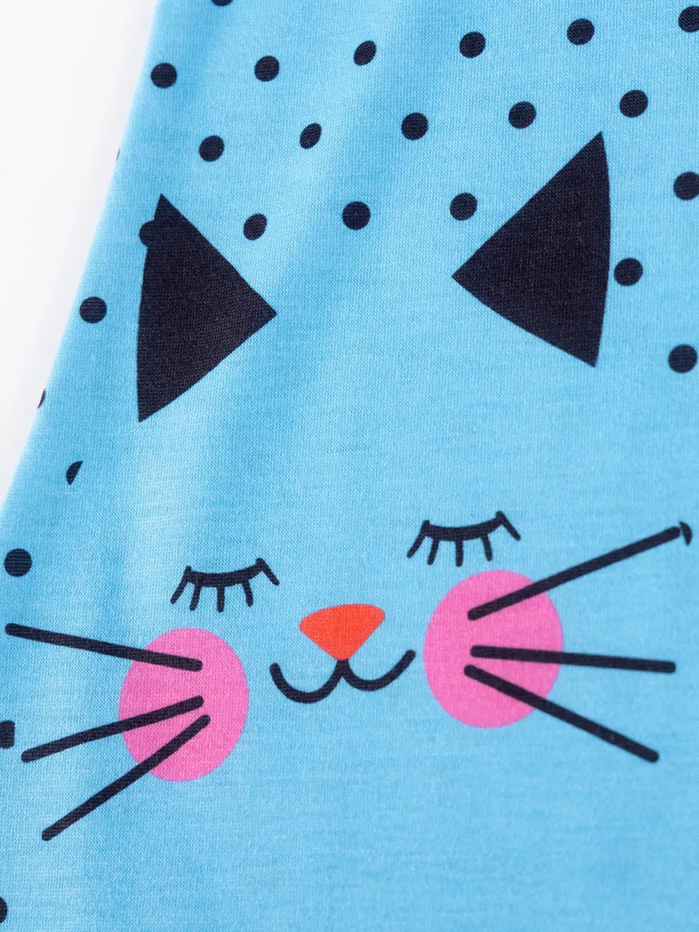 Children's Cat Polka Dot Casual Dress, image 5