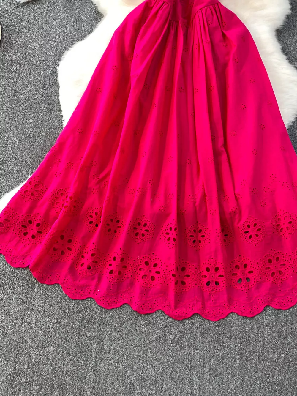 Lace Detail Sleeveless Dress, image 13