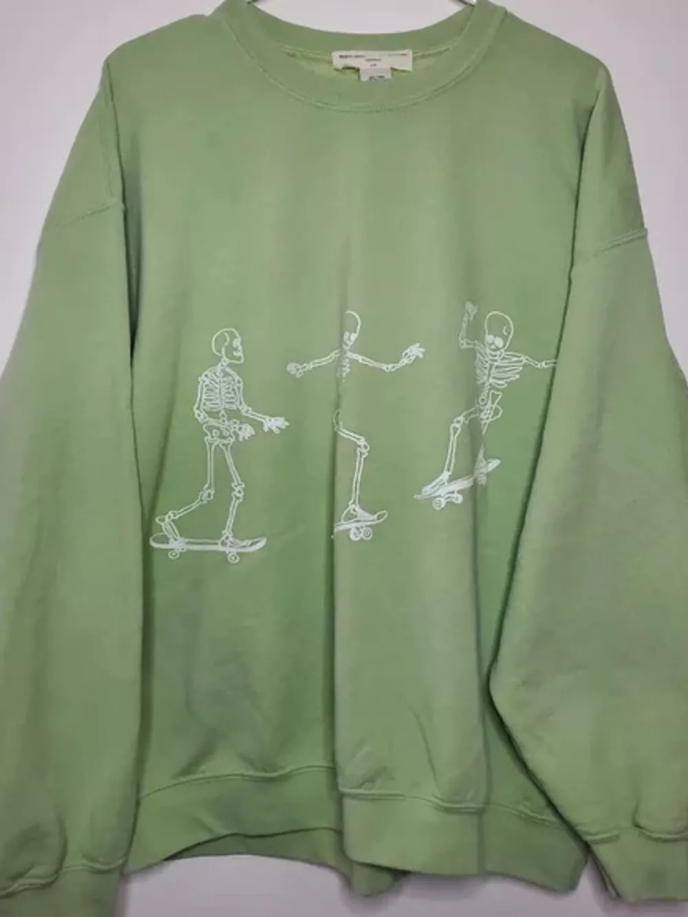 Skeleton Graphic Round Neck Sweatshirt, image 18