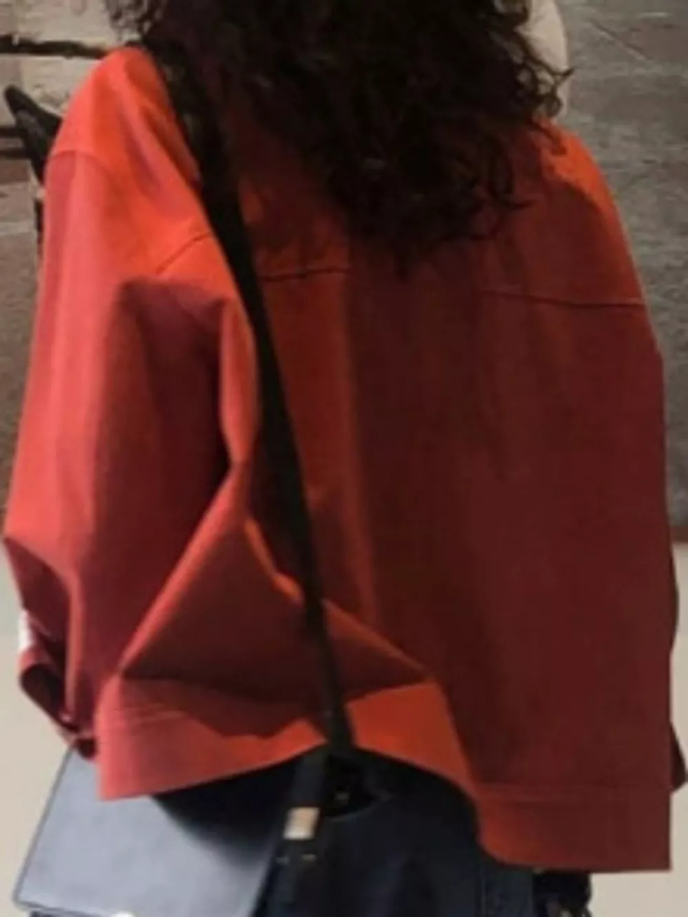 Zip Up Dropped Shoulder Jacket, image 4