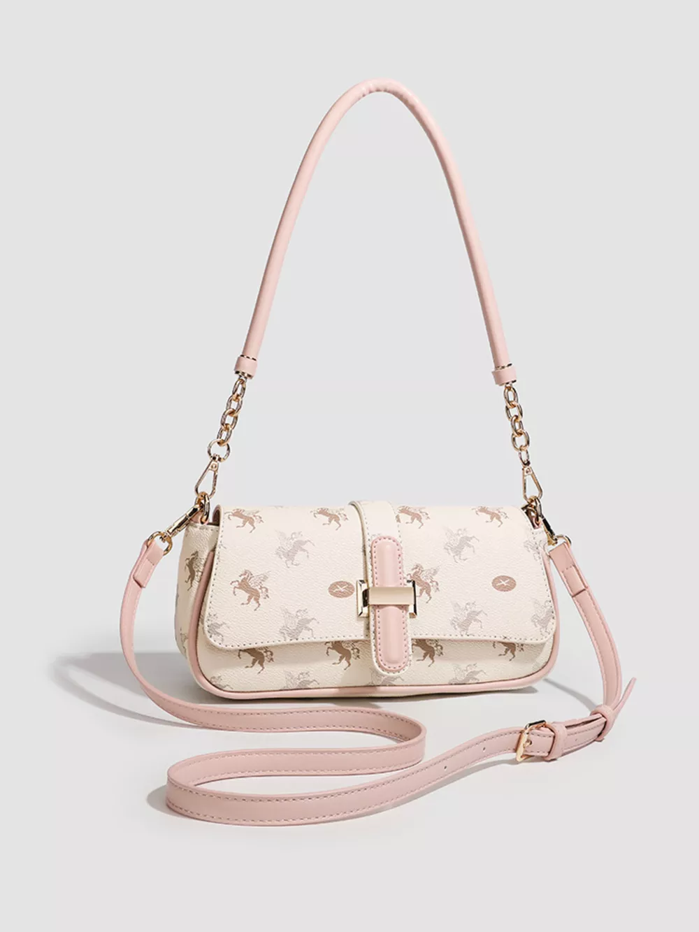 Pegasus Print Shoulder Bag, image 2
