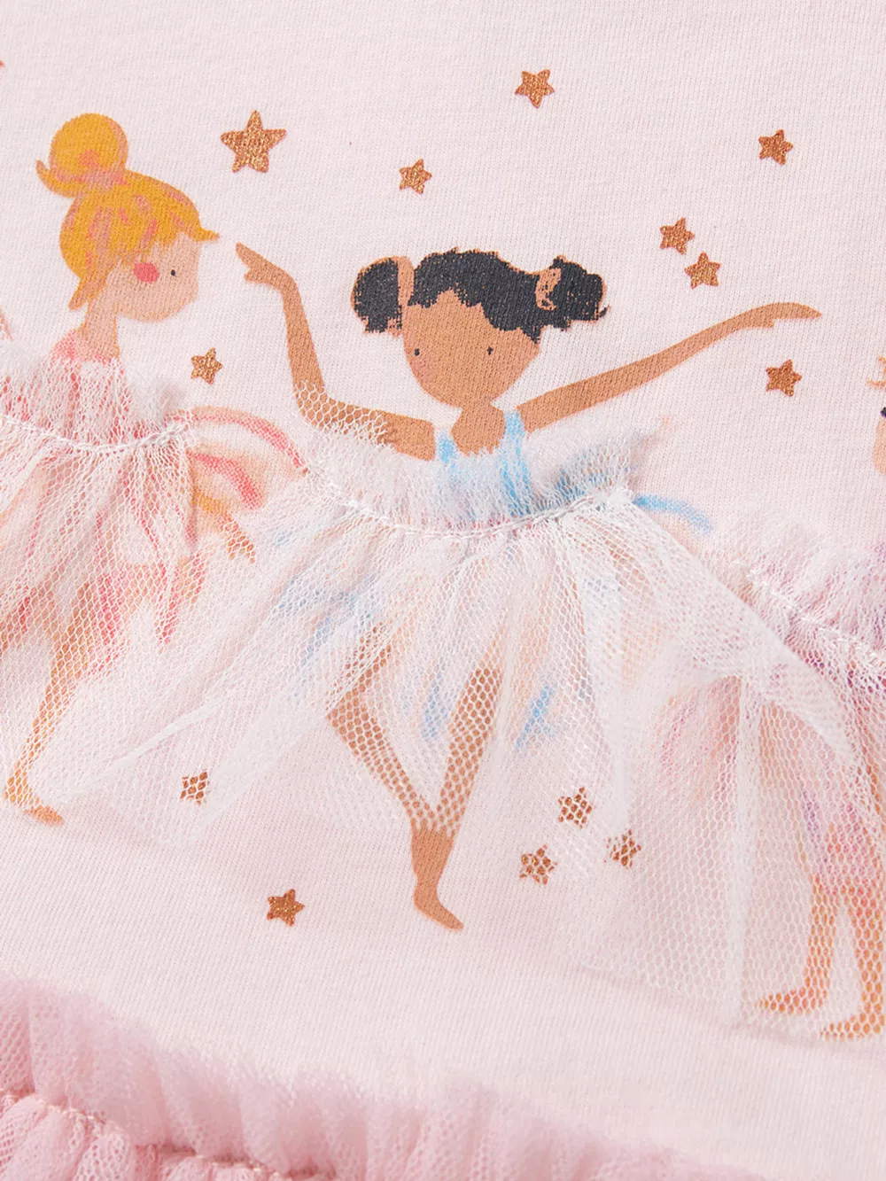 Children's Ballerina Short Sleeve Tulle Dress, image 3