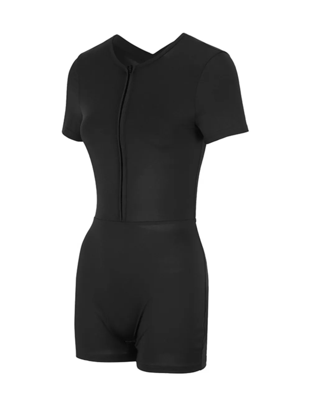 Cutout Back Short Sleeve Romper, image 5