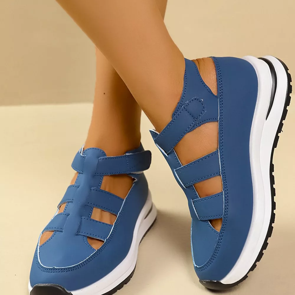 Cutout Round Toe Platform Sandals, image 12