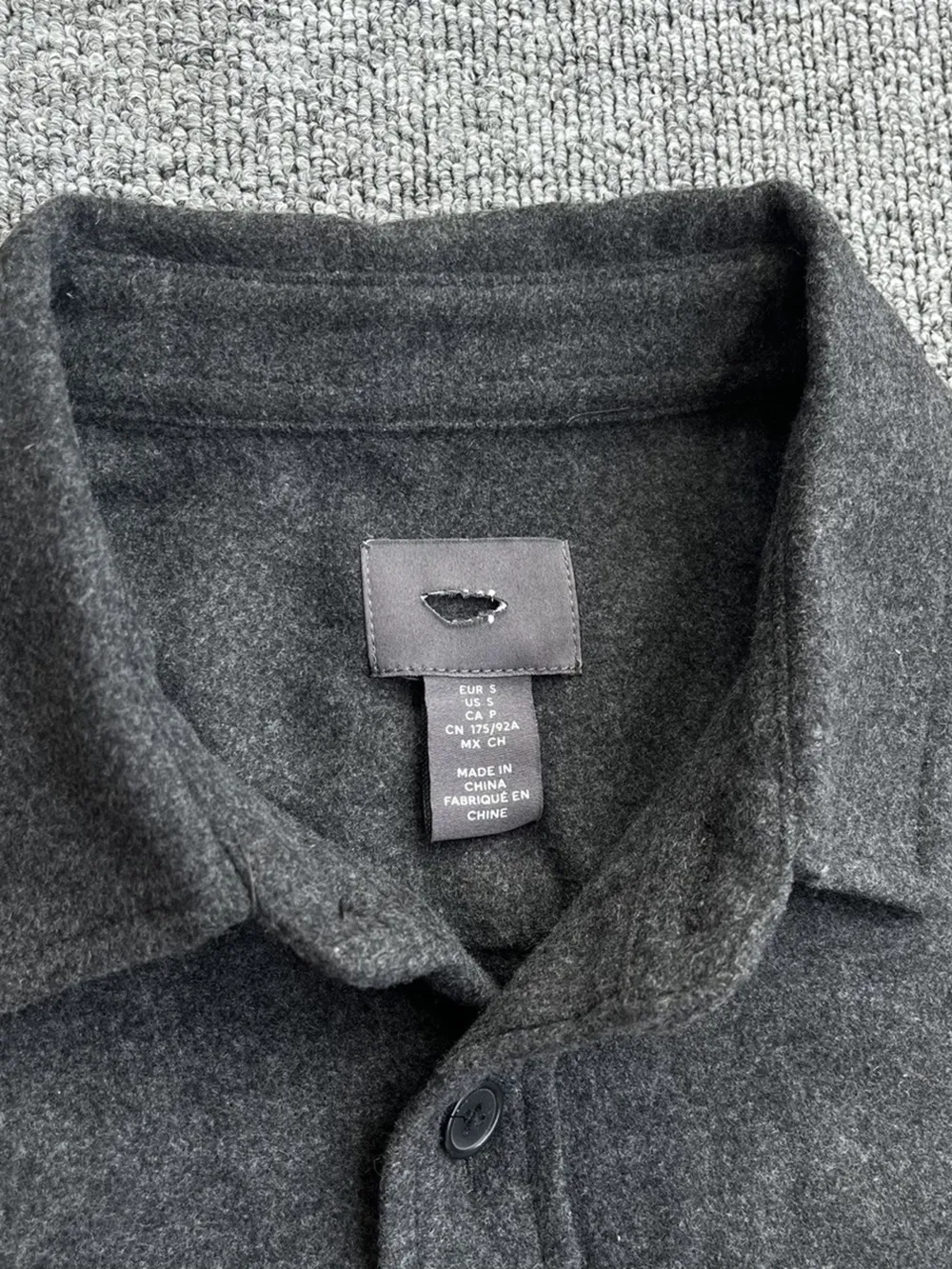Men's Button Up Long Sleeve Shacket, image 4
