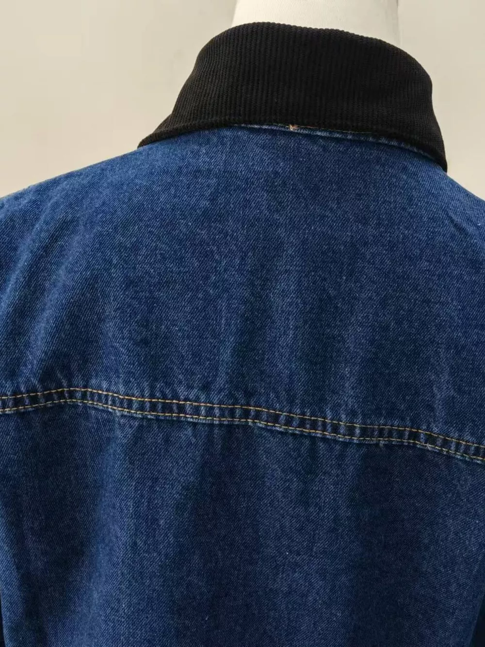 Snap Down Denim Jacket with Chest Pockets, image 5