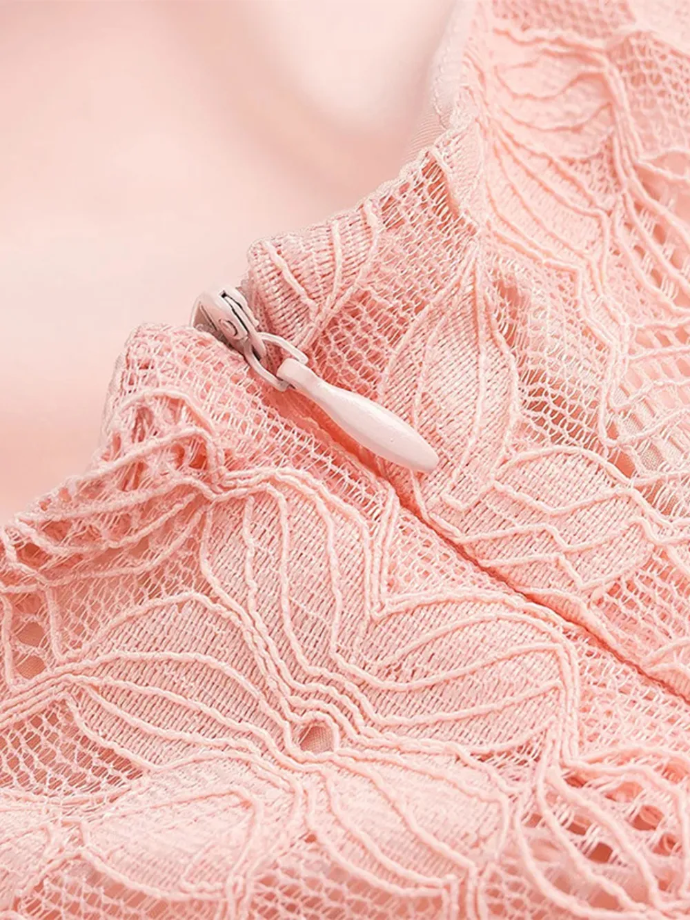 Lace One Shoulder Mini Dress, image 4