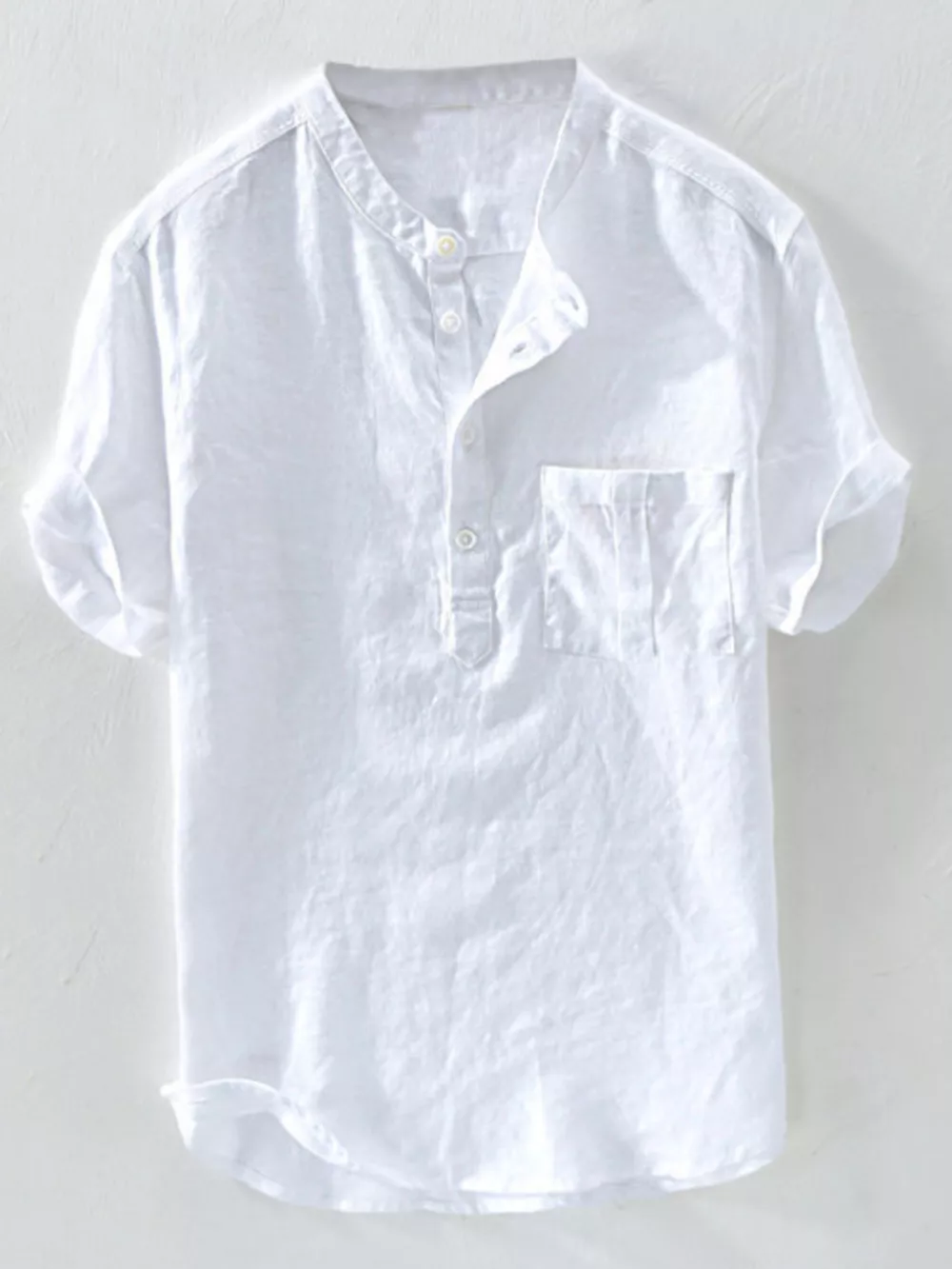 Men's Plus Size Casual Short Sleeve Shirt, image 3