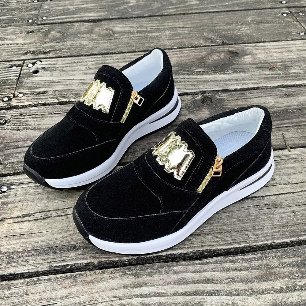 Round Toe Platform Slip-Ons, image 5