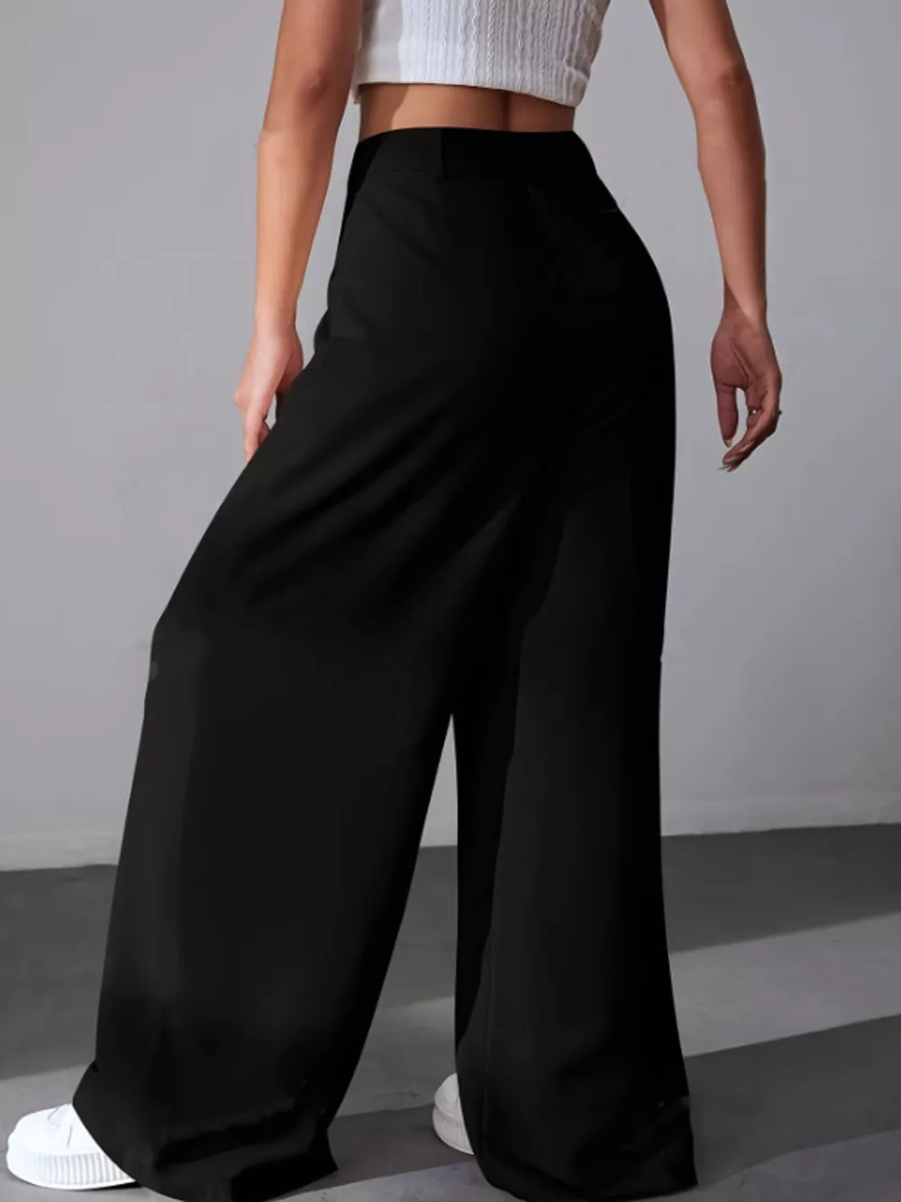 Wide Leg Pleated Pants, image 12