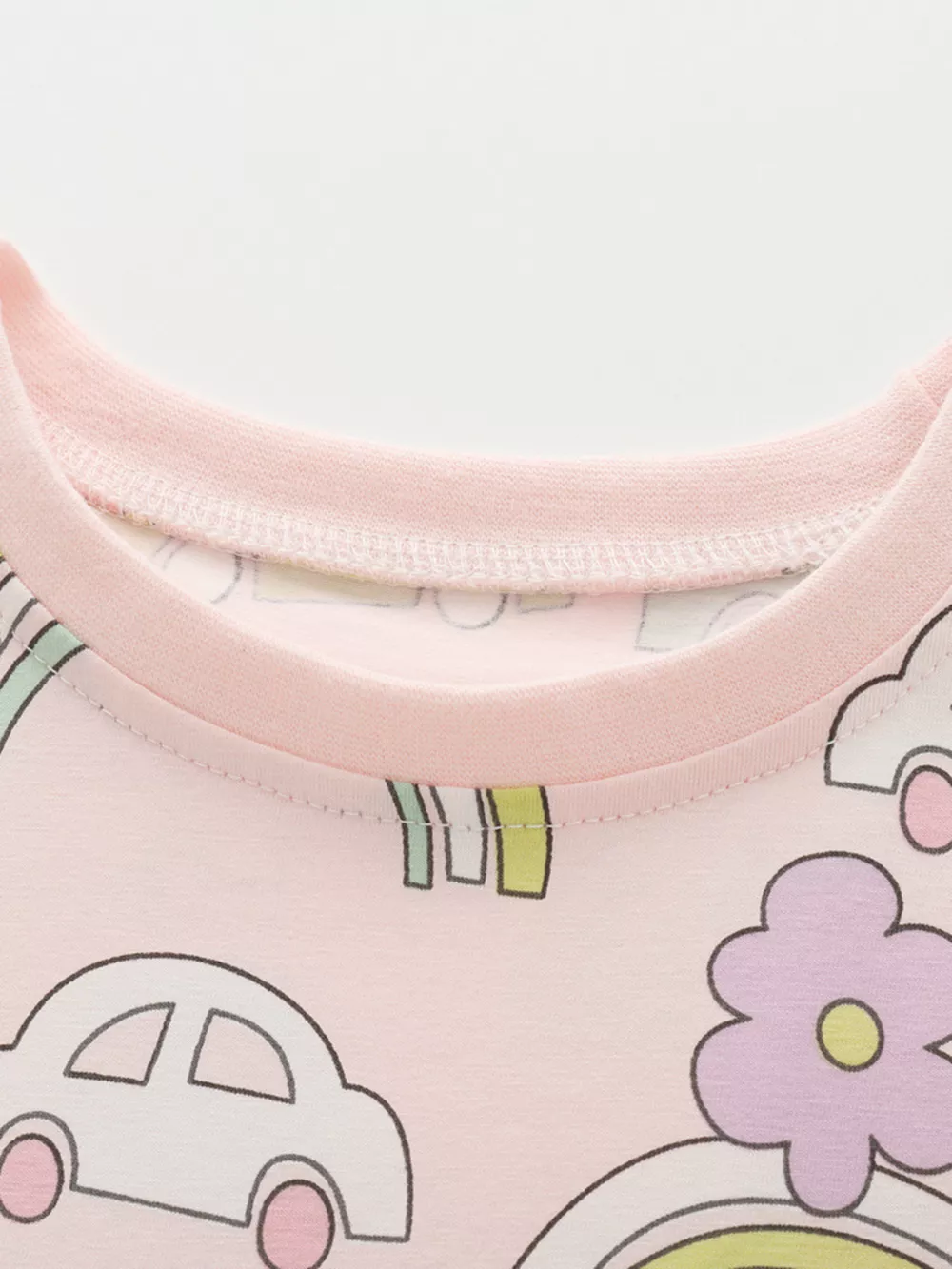 Children's Cute Cartoon Car Print Casual Dress, image 3