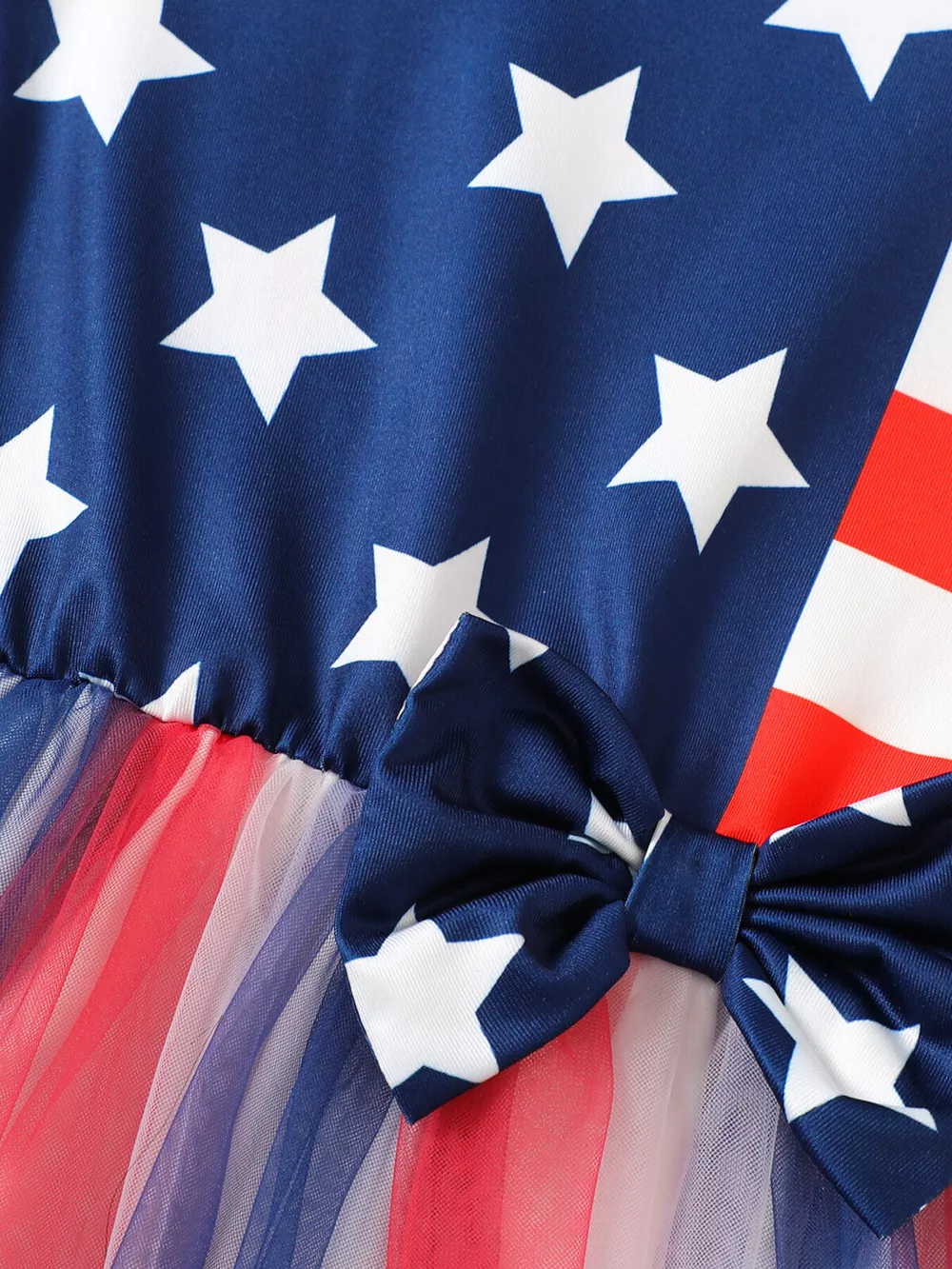 Children's Patriotic Star & Stripe Tulle Dress, image 5