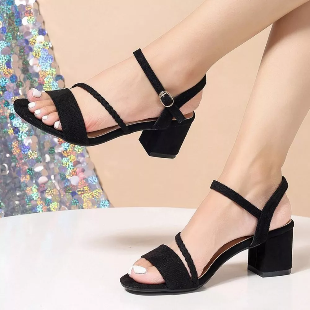 Open Toe Block Heels Sandals, image 3