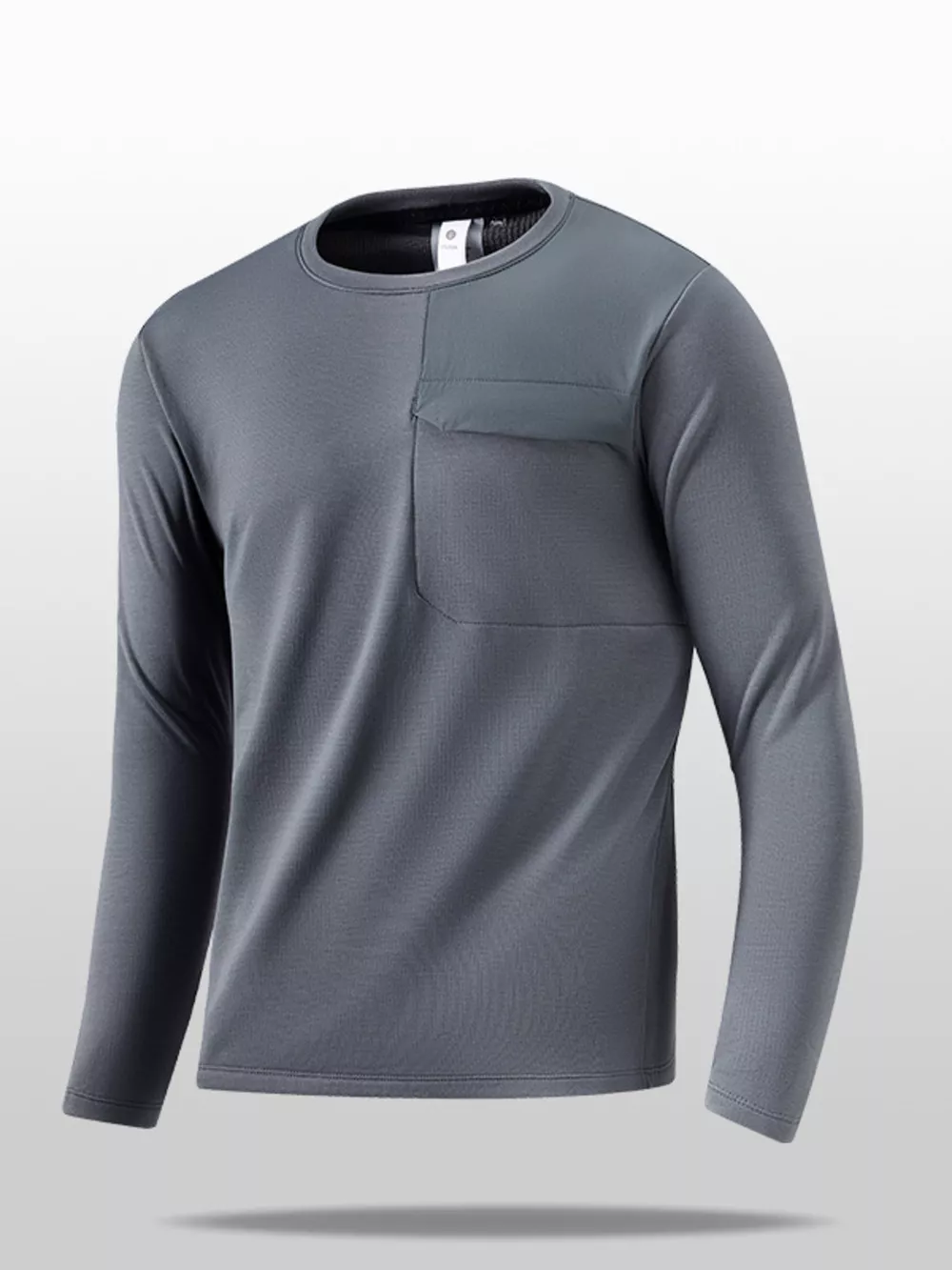 Men's Plus Size Casual Long Sleeve T-Shirt, image 5