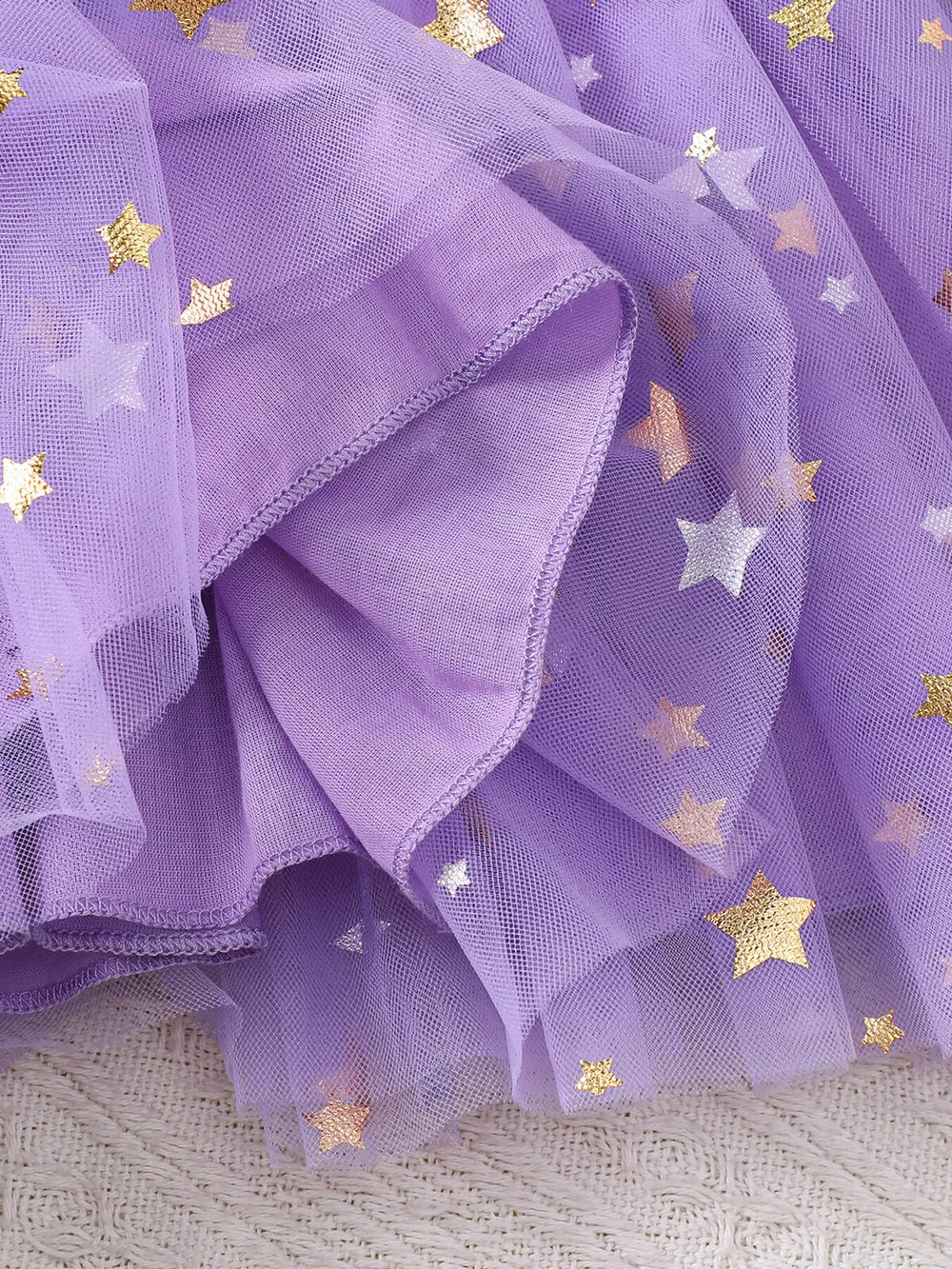 Children's Halloween Velvet Dress and Mesh Cape Set, image 5