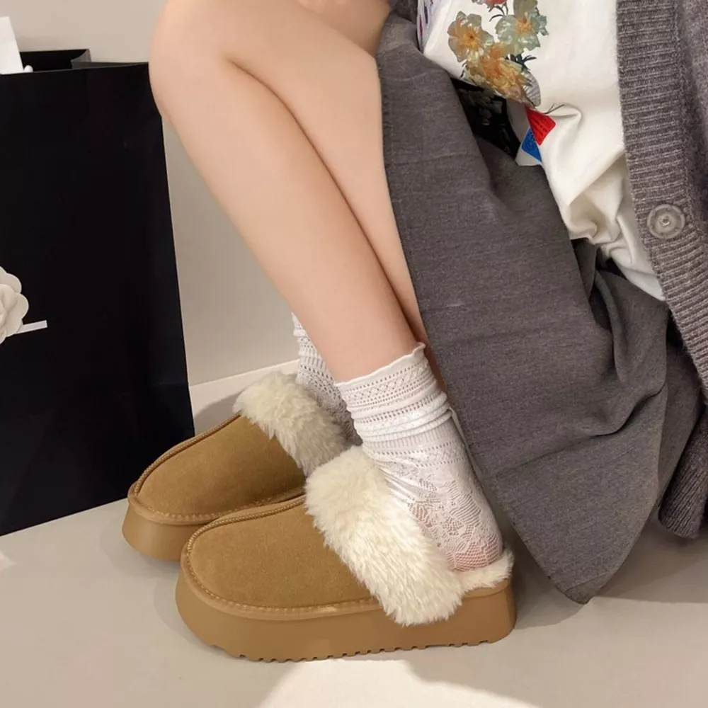 Round Toe Platform Slippers, image 8