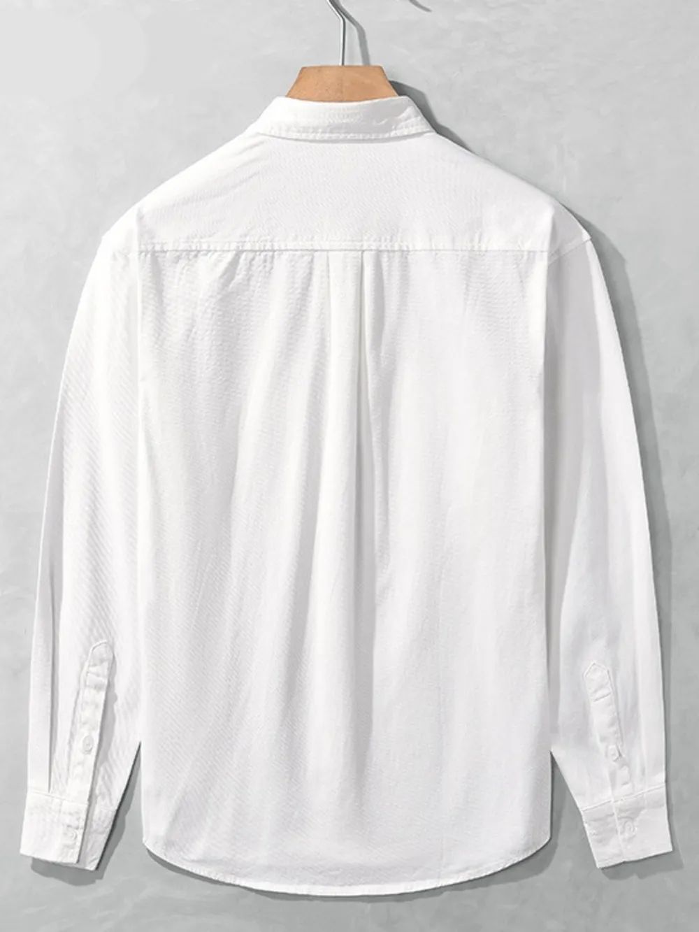 Men's Plus Size Button Up Long Sleeve Shirt, image 4