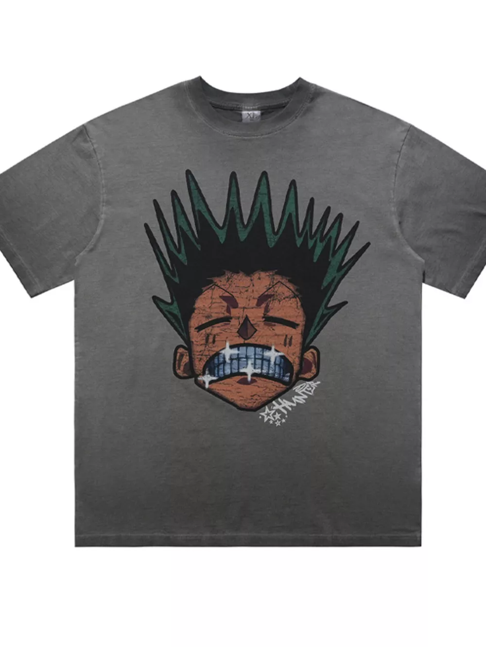 Men's Graphic Round Neck Oversized T-Shirt, image 5