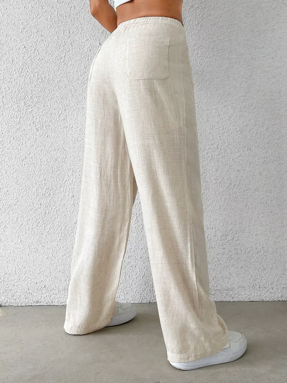 High-Waisted Wide-Leg Pants, image 4