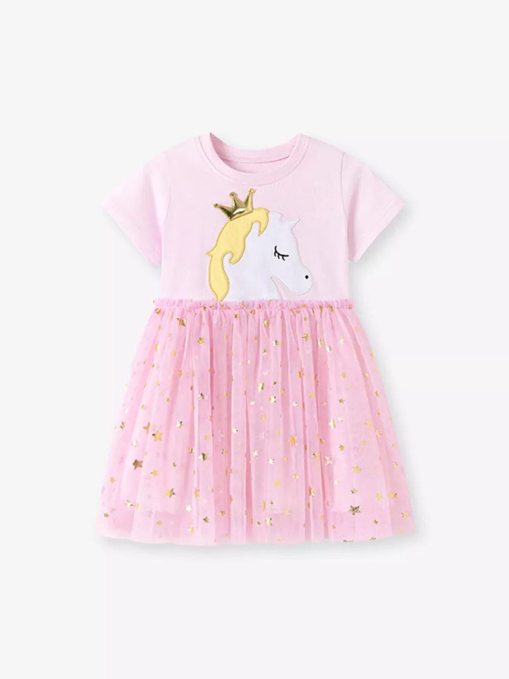 Children's Unicorn Princess Star Tulle Dress, image 4