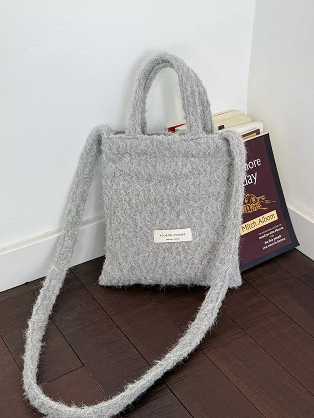Solid Color Crossbody Bag, image 2