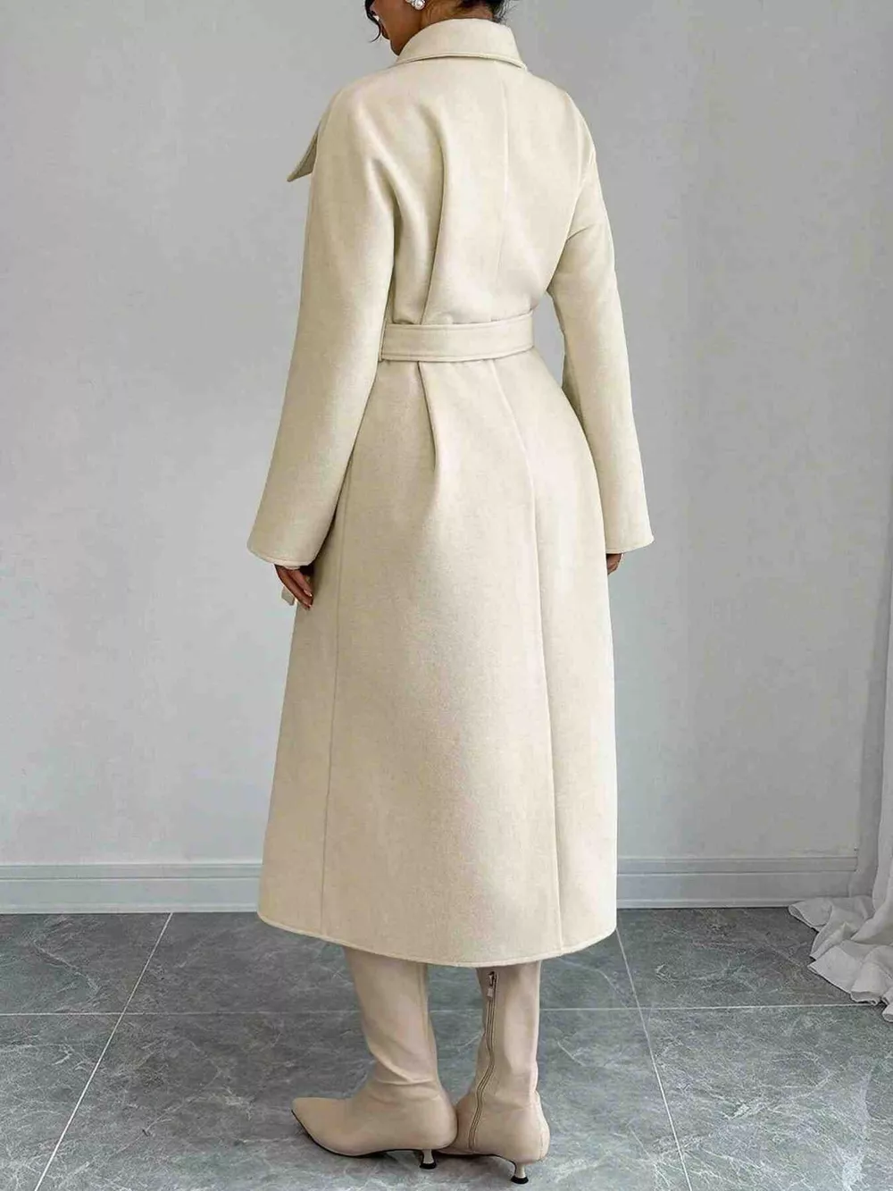 Double-Breasted Longline Coat, image 19