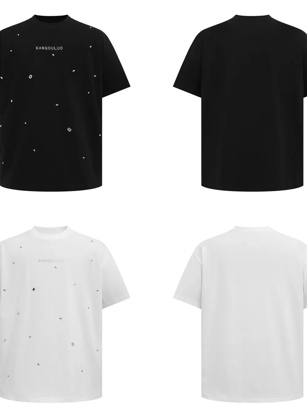 Men's Round Neck Short Sleeve T-Shirt, image 4
