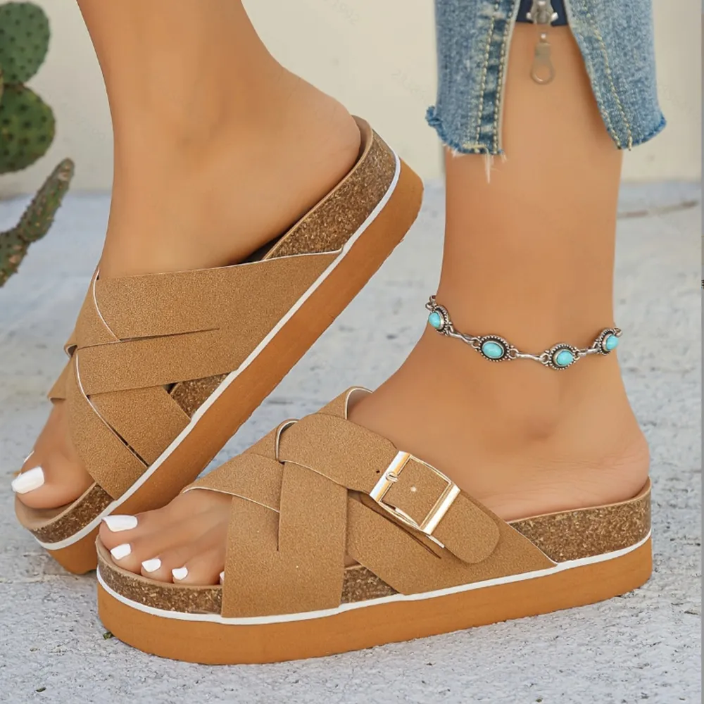 Open Toe Platform Sandals, image 3