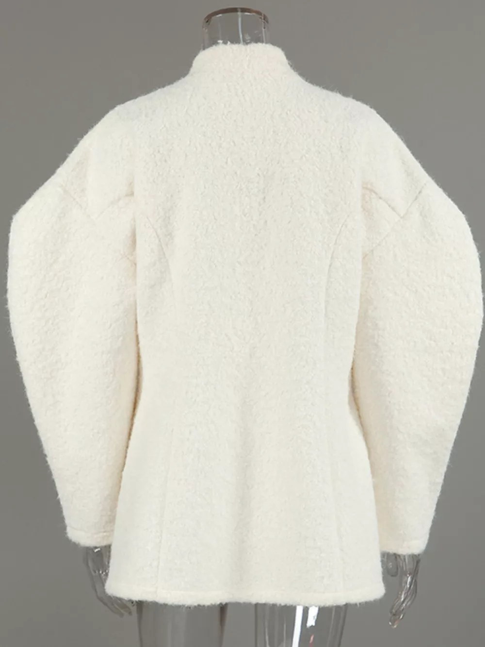 Wool-Blend Leg-of-Mutton Sleeves Outerwear, image 11