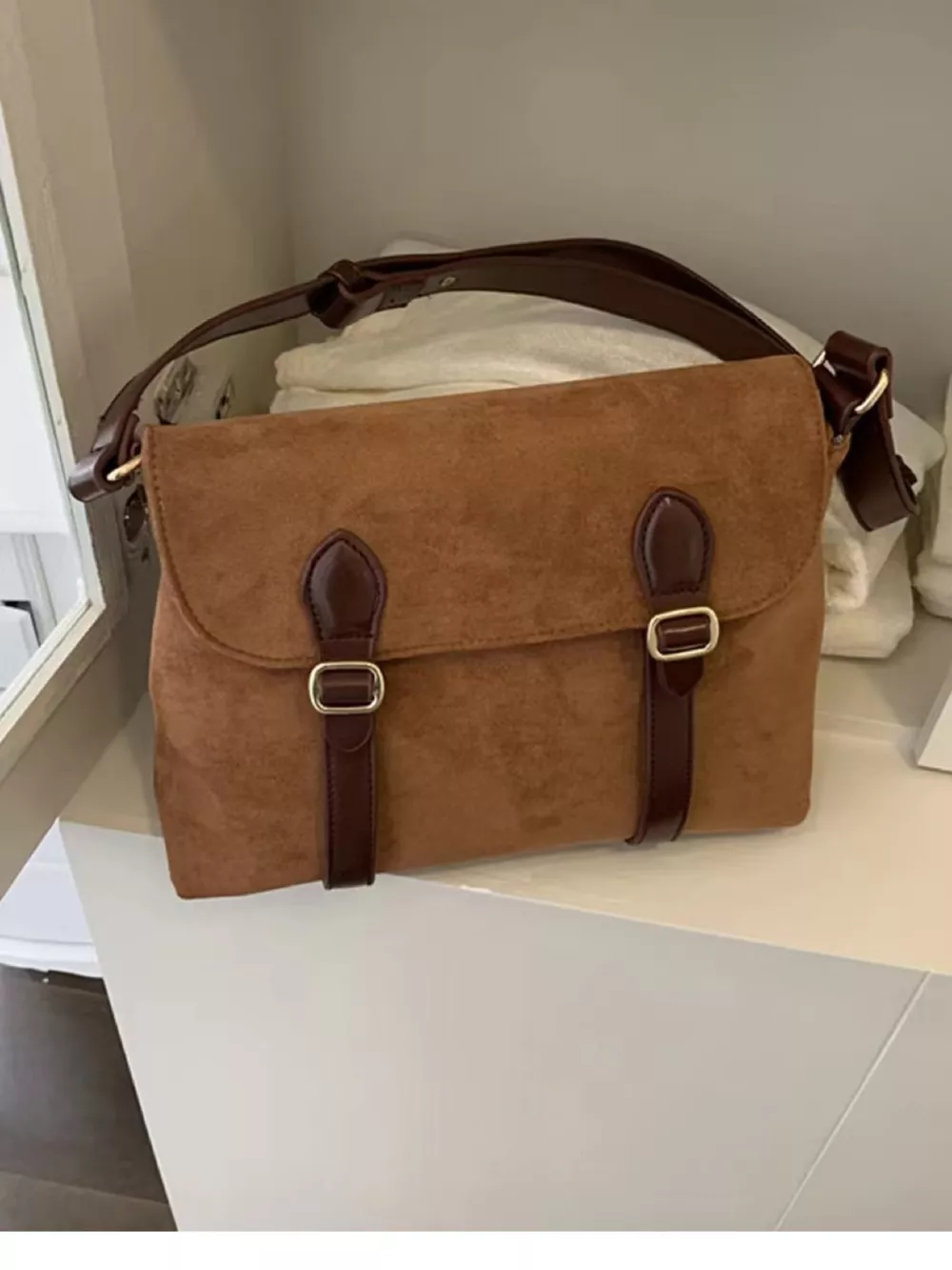 Double Buckle Crossbody Bag, image 3