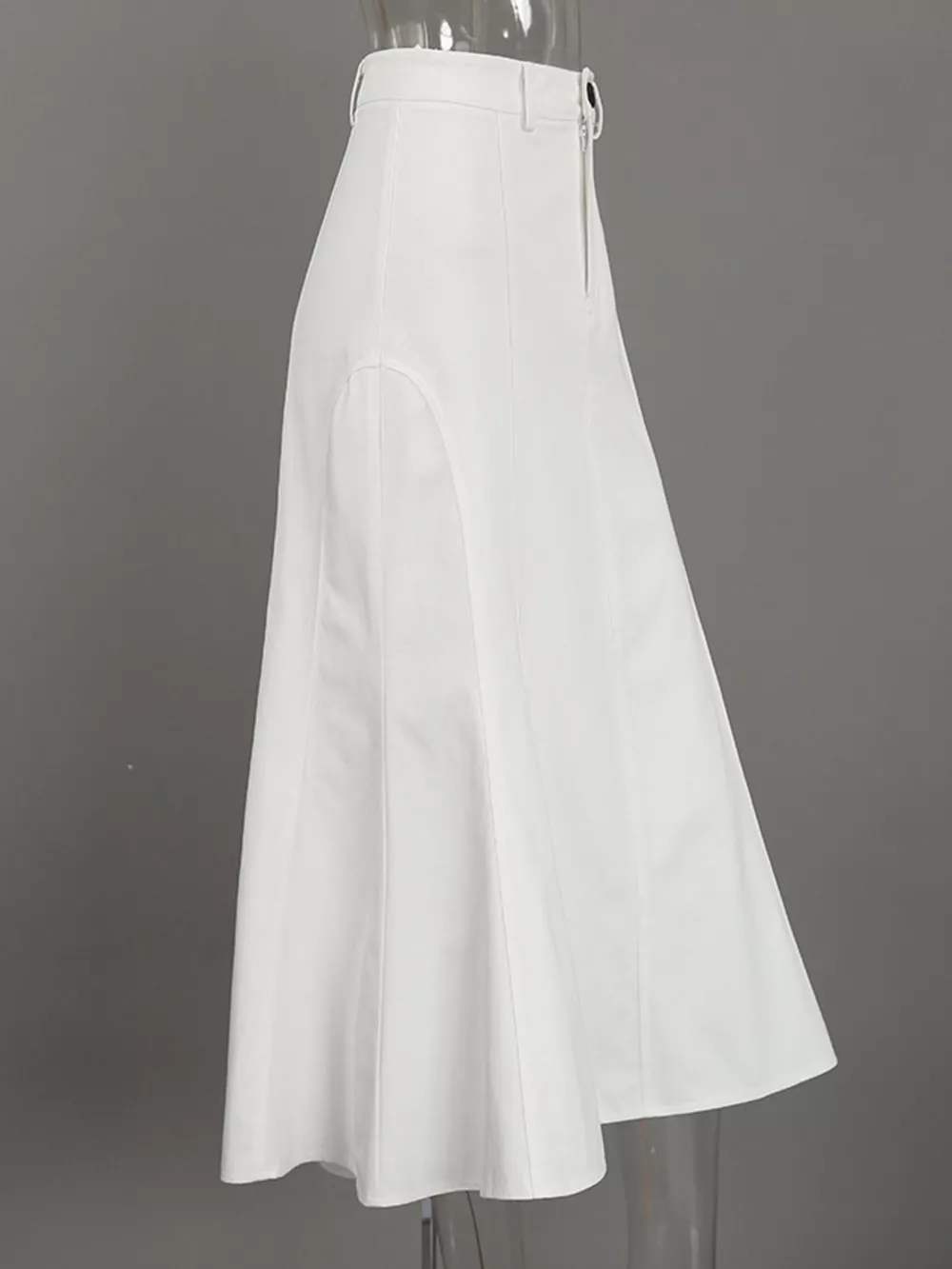 High-Waisted Mermaid Midi Skirt, image 10