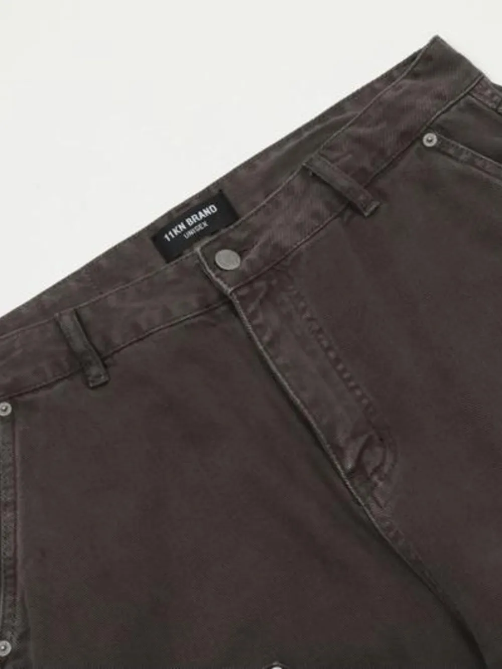 Men's Washed Baggy Jeans, image 9