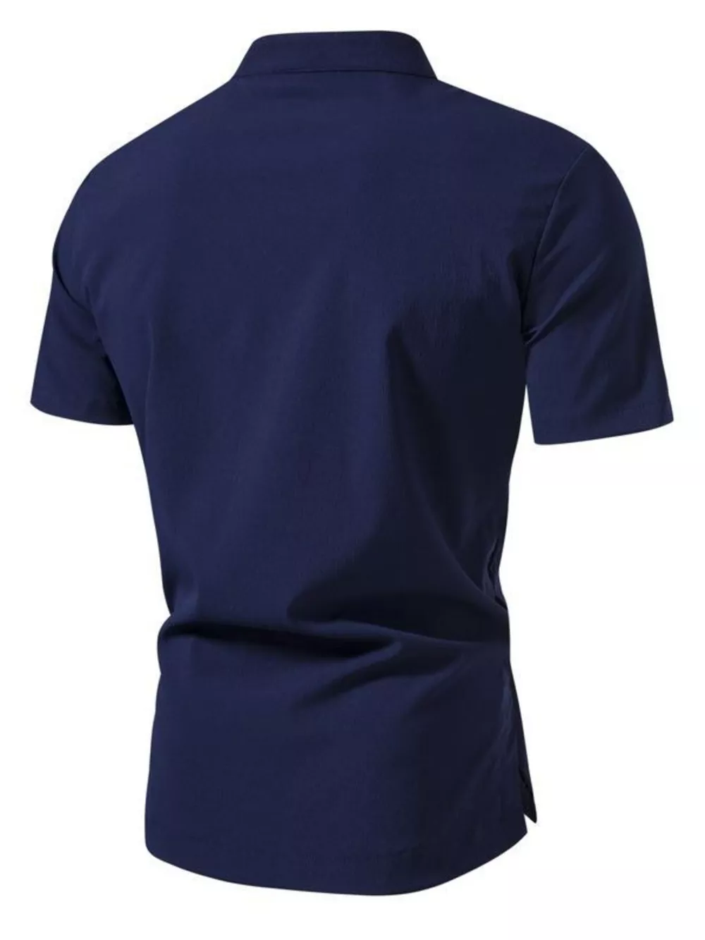 Men's Plus Size Button Detail Short Sleeve Shirt, image 10