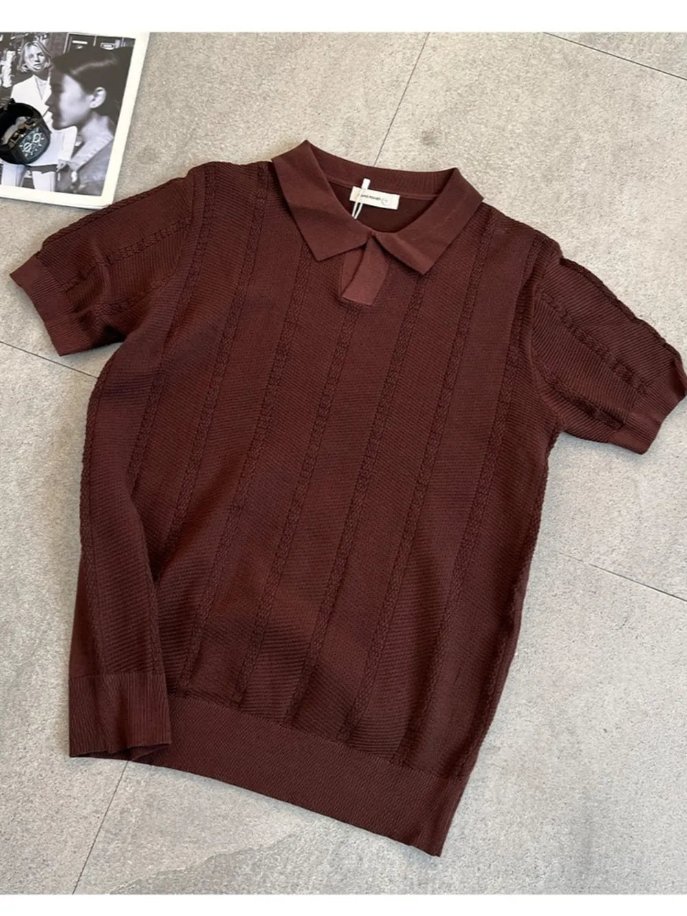 Men's Full Size Breathable Short Sleeve Polo Shirt Plus Size, image 10