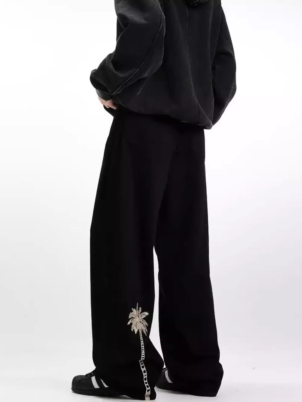 Men's Full Size Wide Leg Jeans Plus Size, image 3