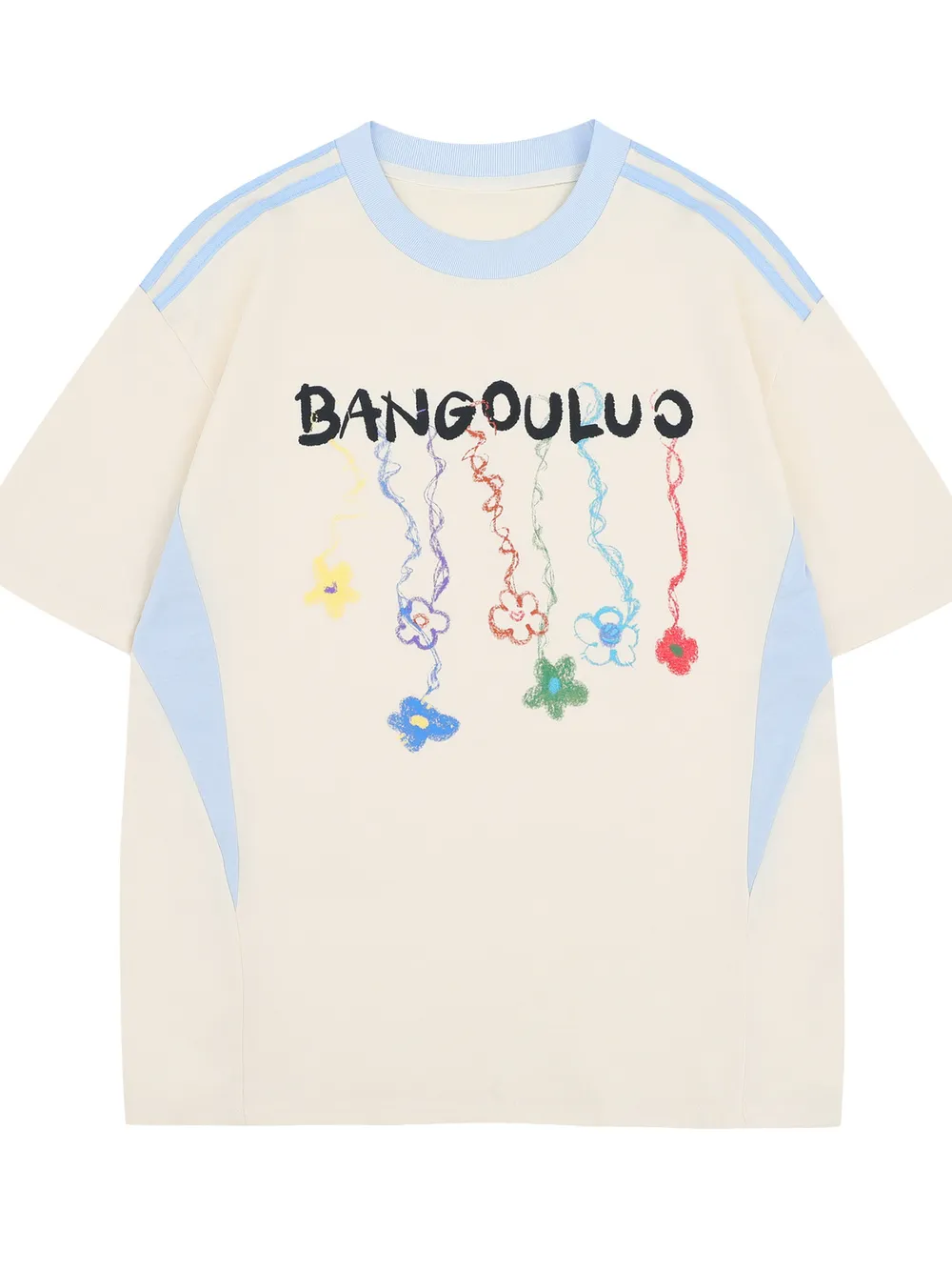 Men's Graphic Round Neck Short Sleeve T-Shirt