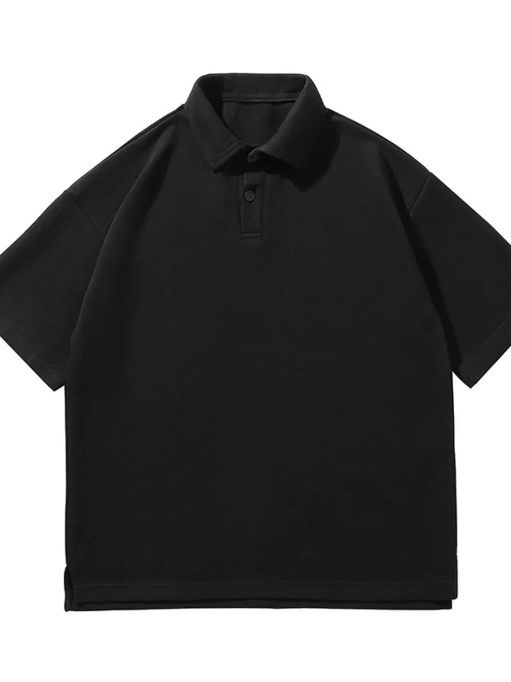 Men's Button Detail Short Sleeve Polo