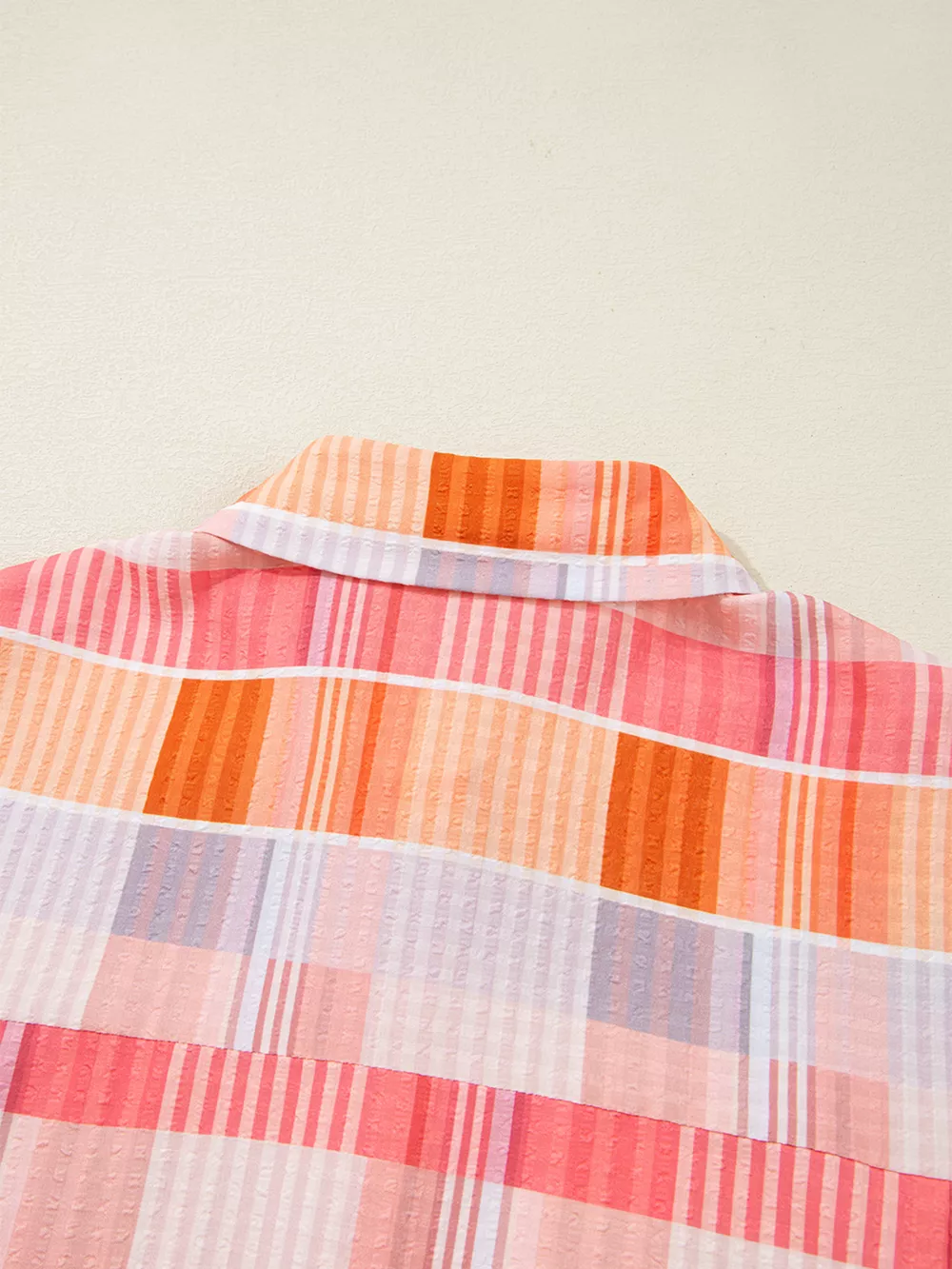 Oversized Check Tunic Shirt, image 5