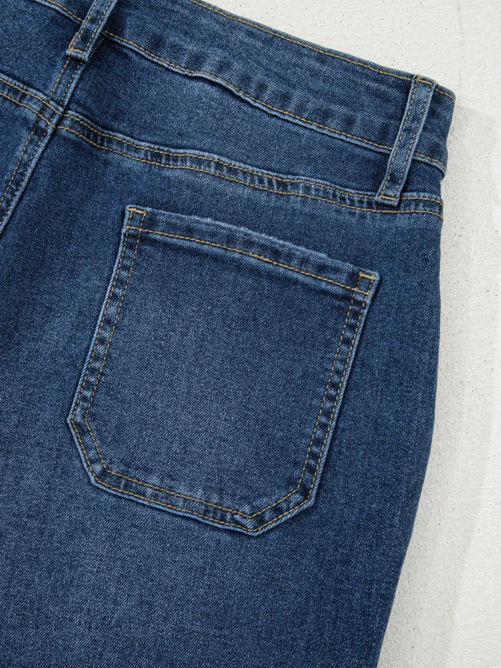 Cropped High Rise Wide Leg Jeans, image 5