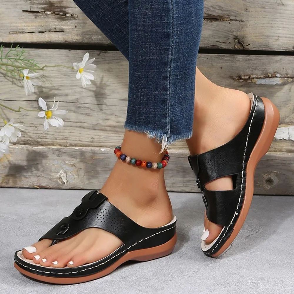 Cutout Wedge Sandals, image 11
