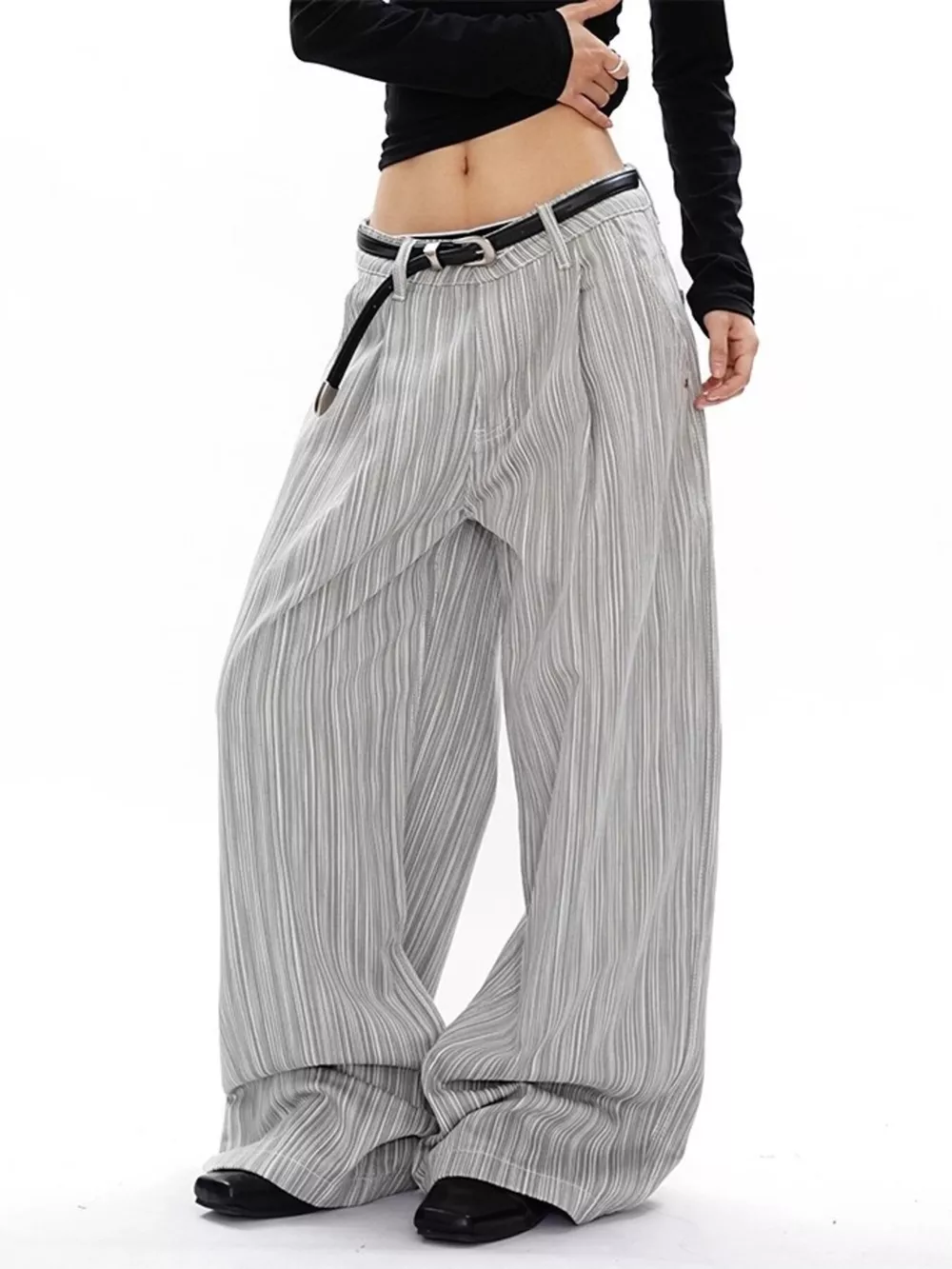 Men's Plus Size Wide Leg Pants, image 3