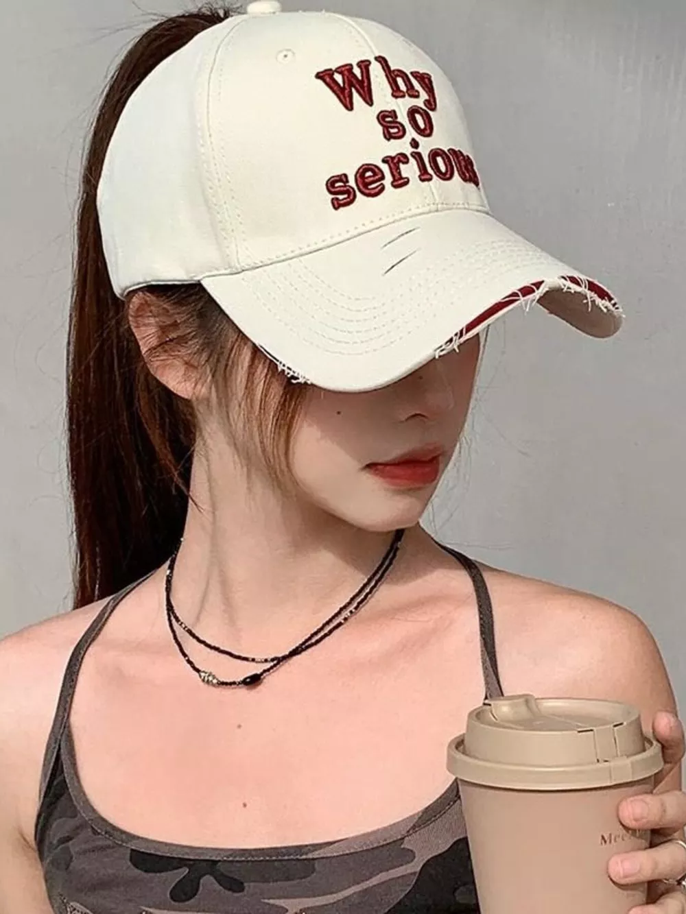 Embroidered Slogan Baseball Cap, image 5