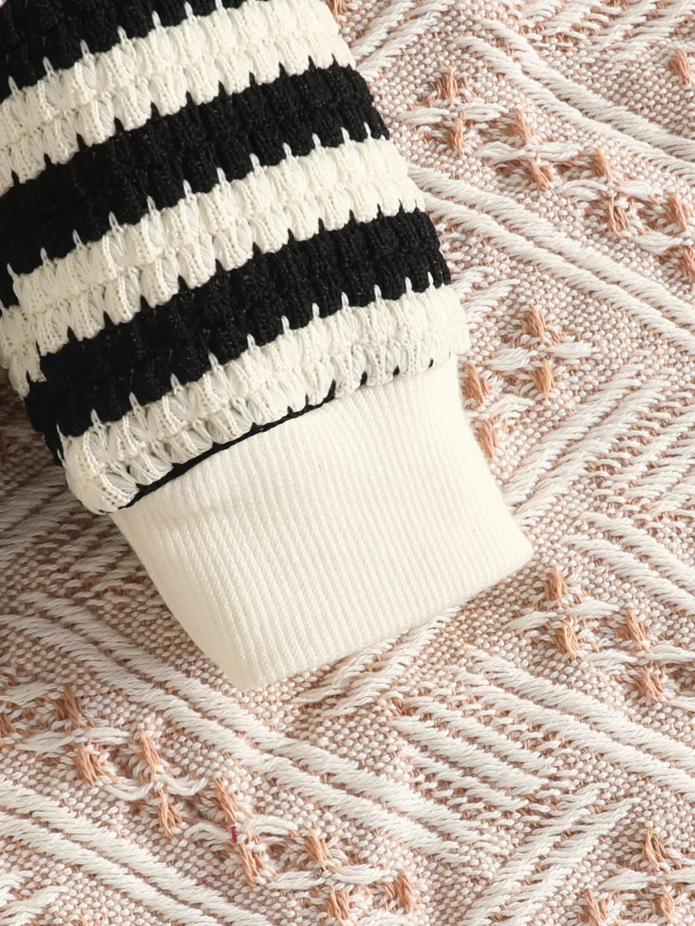 Children's Striped Knit Top and Pants Set, image 3