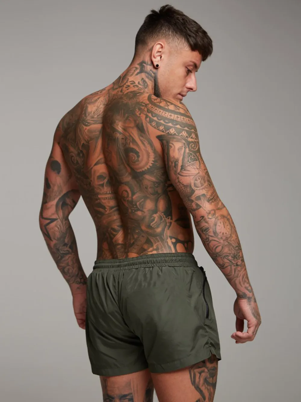 Men's Full Size Drawstring Active Shorts with Pockets Plus Size, image 3
