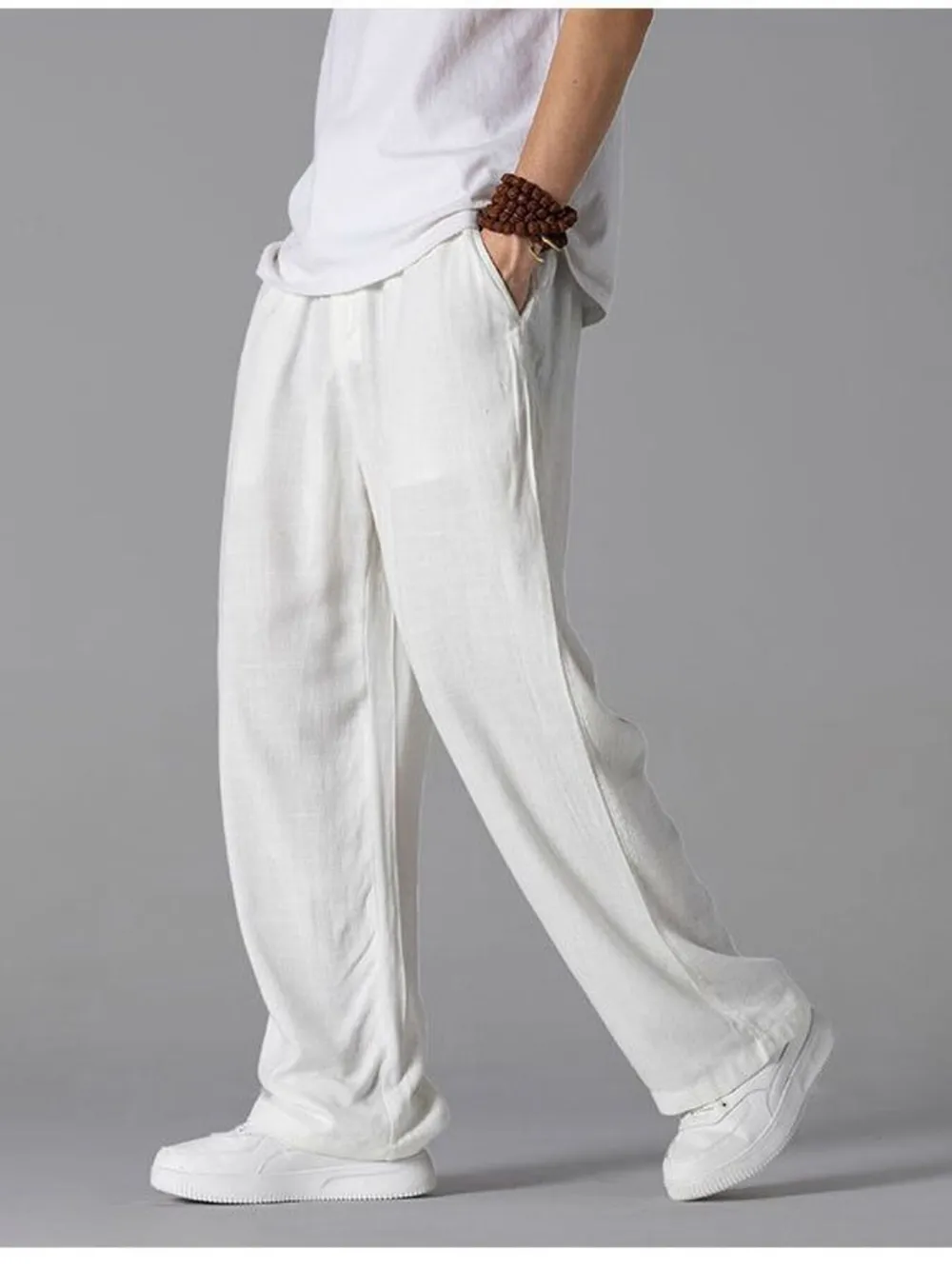 Men's Plus Size Wide Leg Pants, image 6