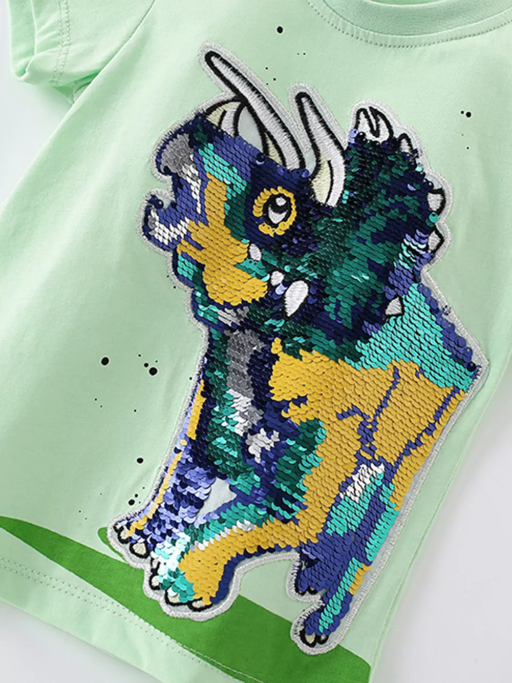 Children's Sequin Short Sleeve T-Shirt, image 4