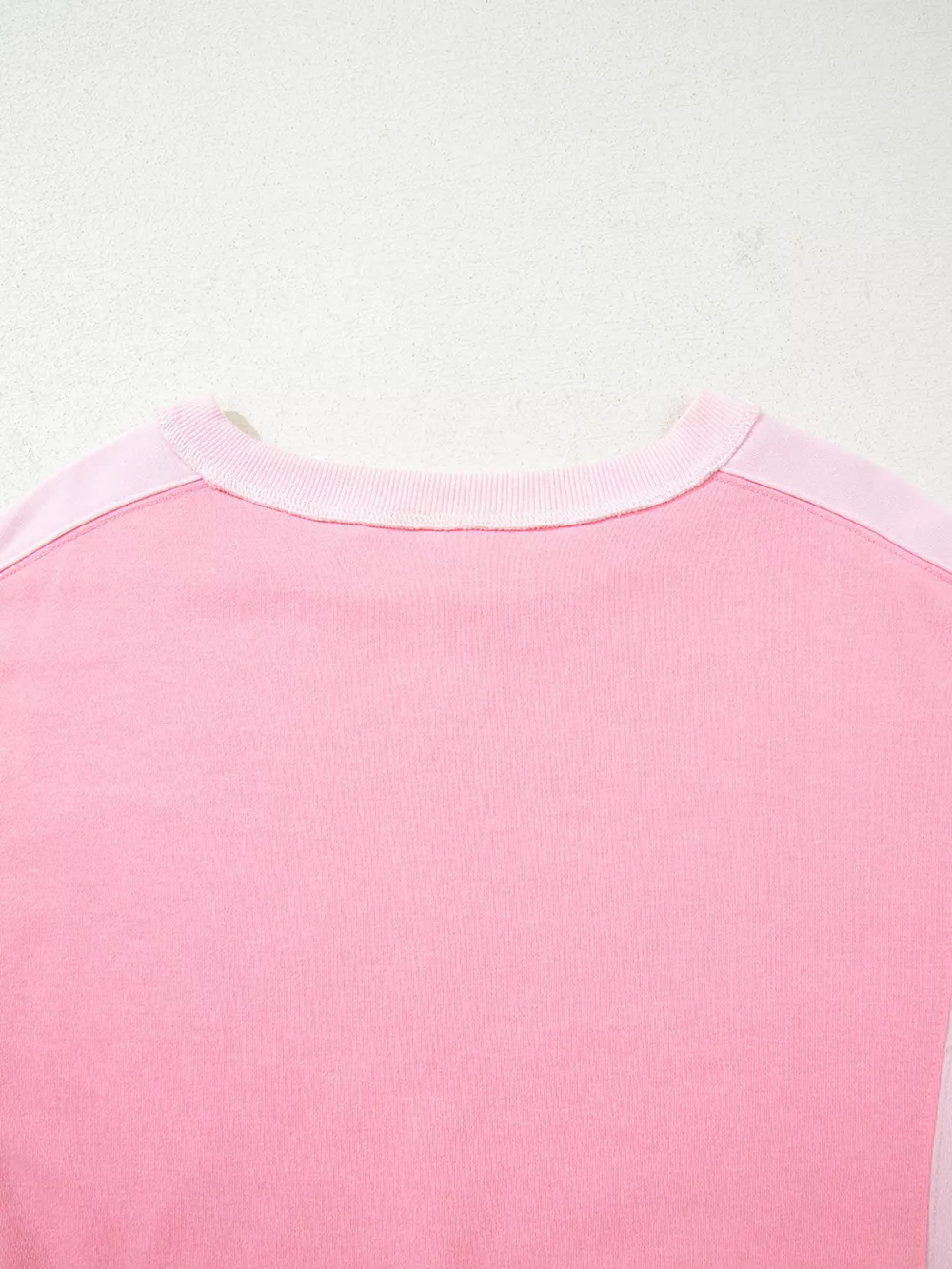 2-tone Color Block Patchwork Drop Shoulder Sweatshirt, image 6