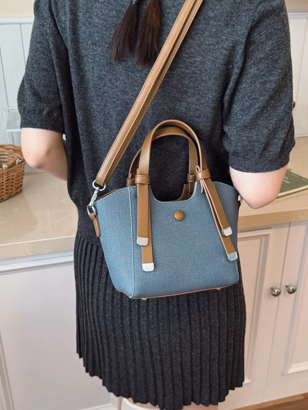 Adjustable Strap Crossbody Bag, image 2