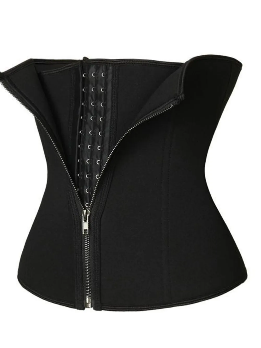 Full Size Zipper Shaping Band with Hook and Eye Closure Plus Size